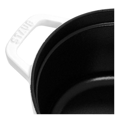 Cast Iron - Coq au Vin Dutch Ovens - 5.75-qt Coq au Vin Dutch Oven - White