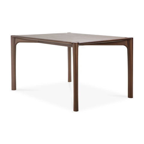 PI Dining Table,55"- Teak Brown