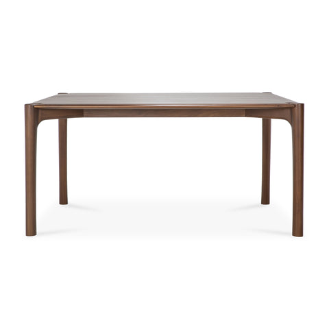 PI Dining Table,63"- Teak Brown