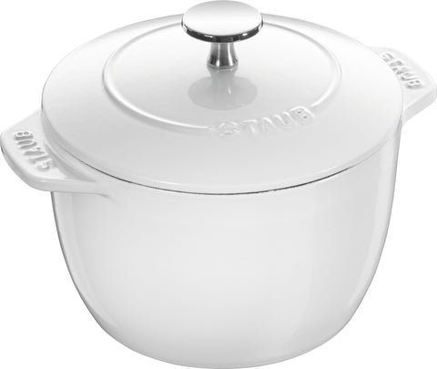 Cast Iron - 1.5-qt Petite French Oven - White