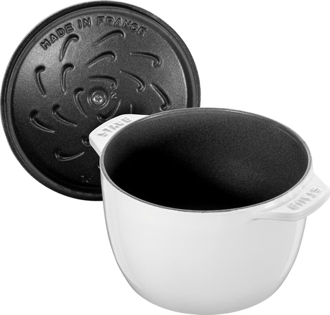 Cast Iron - 1.5-qt Petite French Oven - White