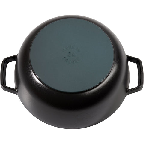 Cast Iron - 3.75-qt Essential French Oven Cocotte - Black