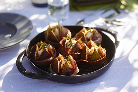 Cast Iron - 10" Round Double Handle Pure Grill - Black