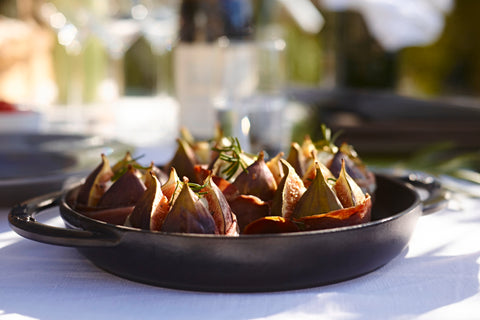 Cast Iron - 10" Round Double Handle Pure Grill - Black