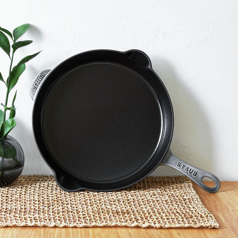 Cast Iron - Fry Pans/ Skillets - 11'' Traditional Deep Skillet - Graphite Grey
