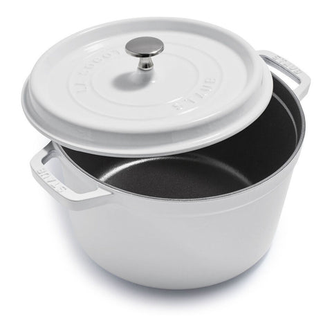 Cast Iron - Tall Dutch Ovens - 5.00-qt Tall Dutch Oven - White