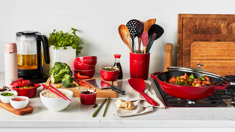 Cast Iron - 4.5-qt Perfect Pan - Cherry