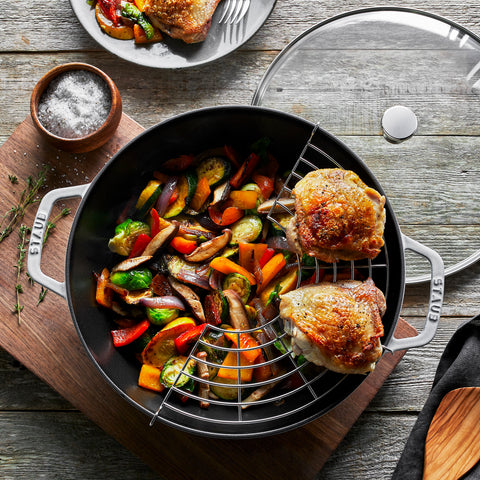 Cast Iron - 4.5-qt Perfect Pan - White Truffle