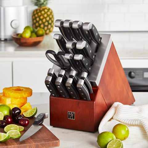 Statement - 20pc Self-Sharpening Knife Block Set