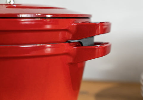 Cast Iron - 3 Pc Stackable Set - Cherry