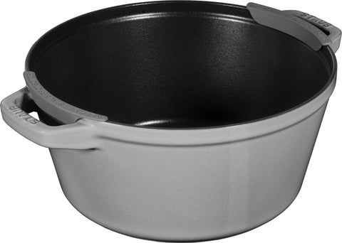 Cast Iron - 4 Pc Stackable Set - Graphite Grey