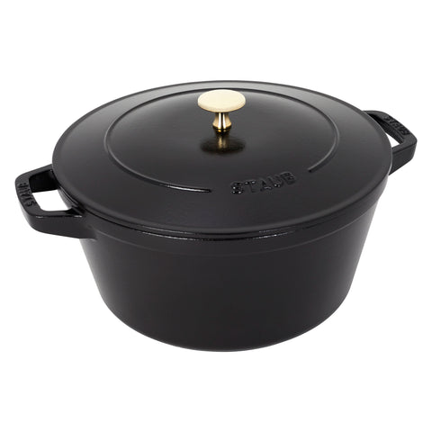Cast Iron - 4 Pc Stackable Set - Black Matte