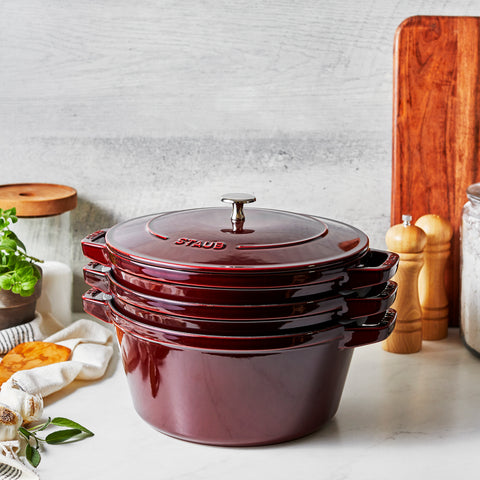 Cast Iron - Stackable Set - Grenadine