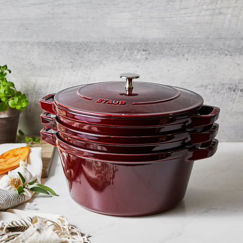 Cast Iron - Stackable Set - Grenadine