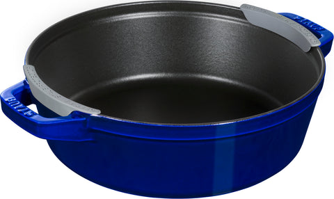 Cast Iron - 4 Pc Stackable Set - Dark Blue