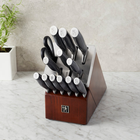 Graphite - 14pc Self-Sharpening Knife Block Set