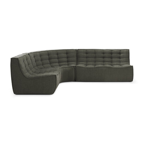 N701 sofa - Corner Round - Moss