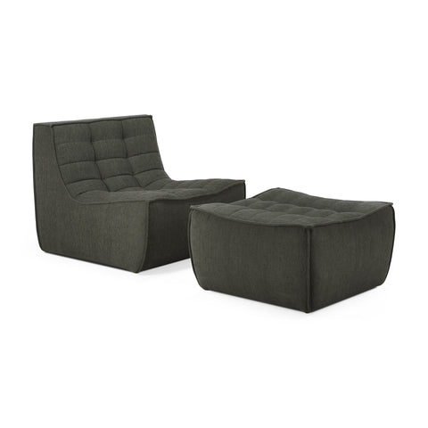 N701 sofa - 1 seater - Moss