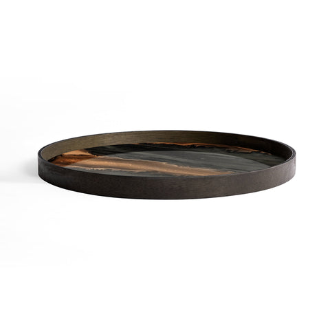 Organic glass tray - Bronze - Large - IN STOCK