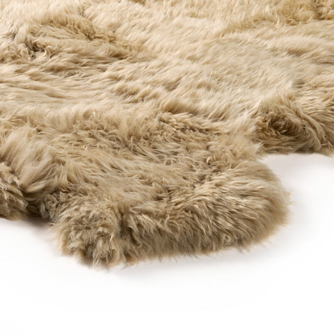 Lalo Lambskin Rug - 5.75’ X 5.75’ - Beige