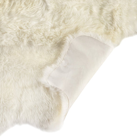 Lalo Lambskin Rug - 4.5’ X 5.75’ - White