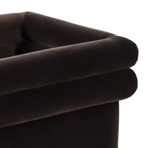 Evie Swivel Chair - Surrey Cocoa