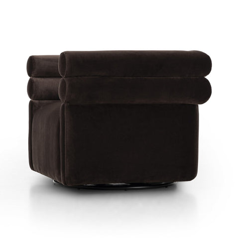 Evie Swivel Chair - Surrey Cocoa