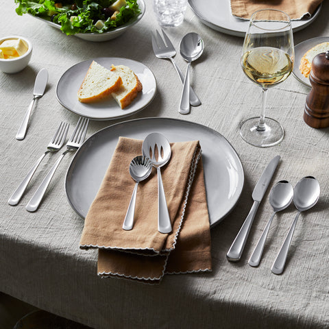 Flatware Sets - Silvano 45pc 18/10 Stainless Steel Flatware Set