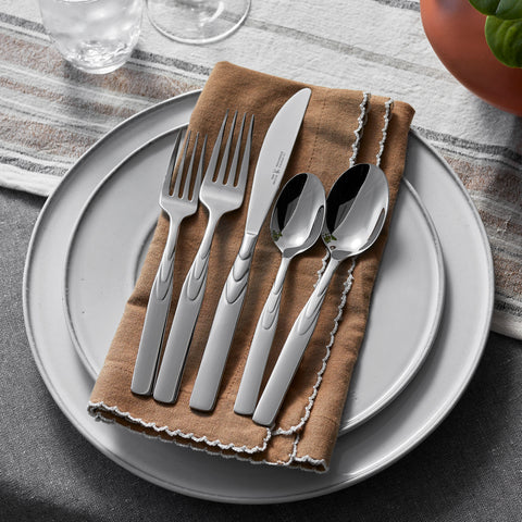 Flatware Sets - Rapture 45pc 18/10 Stainless Steel Flatware Set