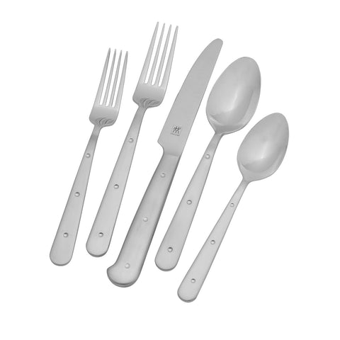 Flatware Sets - Porterhouse 45pc 18/10 Stainless Steel Flatware Set
