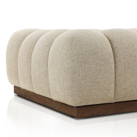 Roma Outdoor Ottoman - Hayes Cream