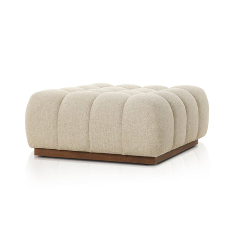 Roma Outdoor Ottoman - Hayes Cream