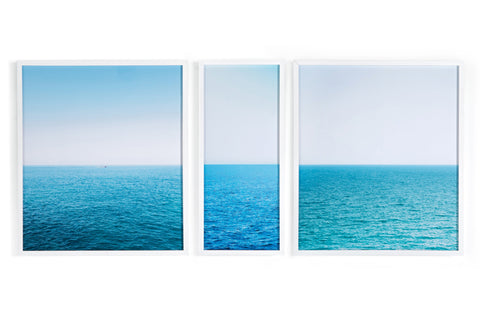 Sea Horizon Triptych By Teague Studio - IN STOCK