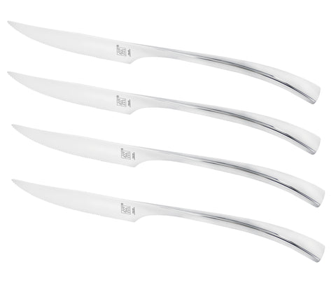 Flatware Accessories - Bellasera 4pc Stainless Steel Steak Knife Set