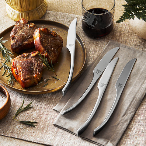 Flatware Accessories - Bellasera 4pc Stainless Steel Steak Knife Set