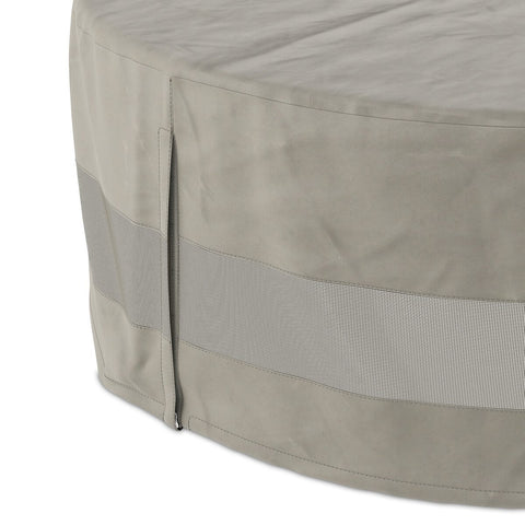 Weatherproof Outdoor Round Small Coffee Table Cover - Baron Grey