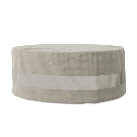 Weatherproof Outdoor Round Small Coffee Table Cover - Baron Grey