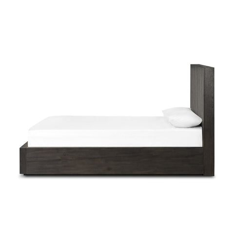 Leo King Bed - Smoked Black