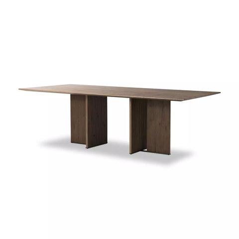 Leo Dining Table - Rustic Grey Veneer
