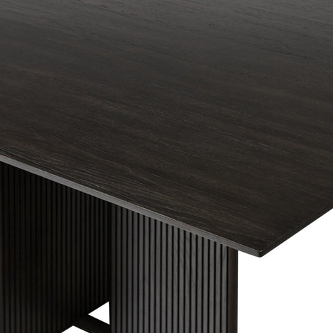 Leo Dining Table - Smoked Black
