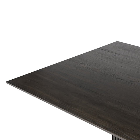 Leo Dining Table - Smoked Black