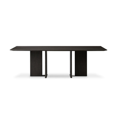 Leo Dining Table - Smoked Black