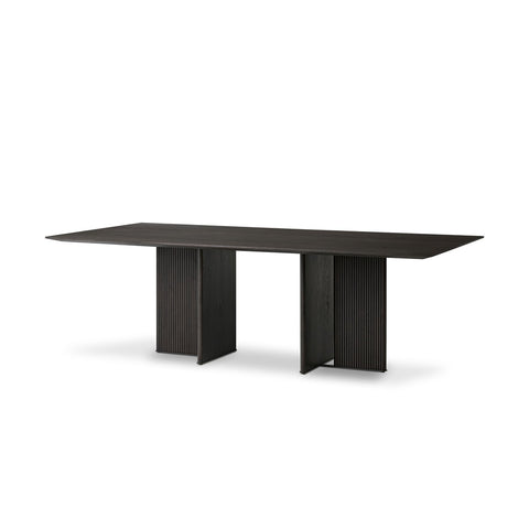 Leo Dining Table - Smoked Black