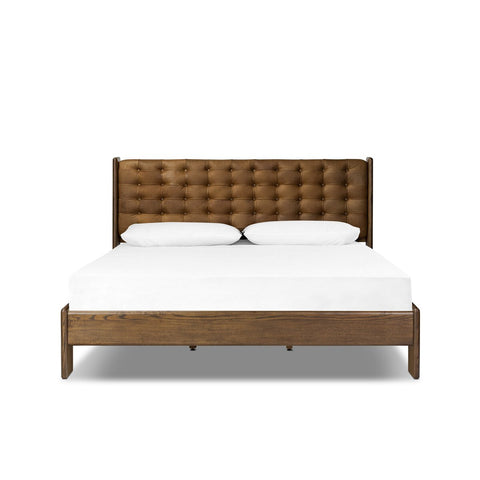 Halston Queen Bed - Heirloom Sienna