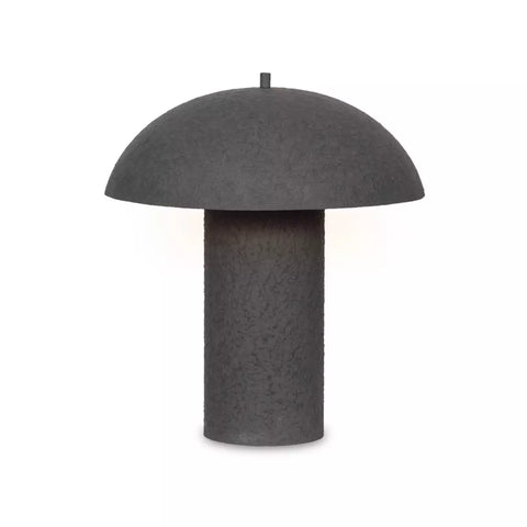 Santorini Table Lamp - Matte Black Plaster