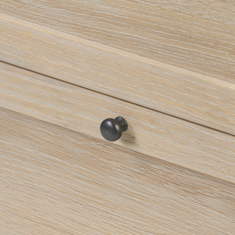 Millie 9 Drawer Dresser - Bleached Oak Veneer