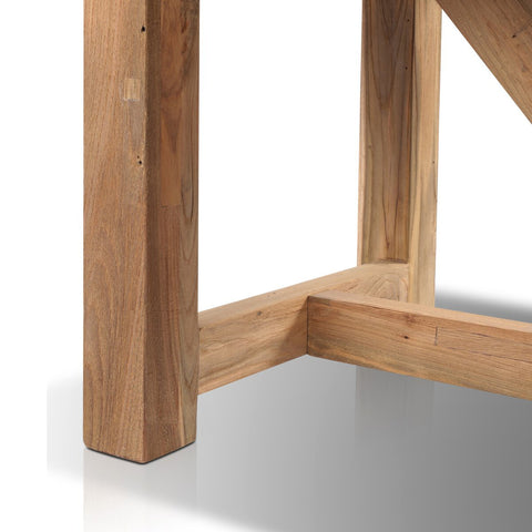 Stewart Outdoor Dining Table 118"- Reclaimed Natural FSC