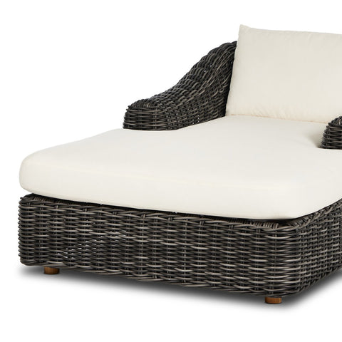Messina Outdoor Chaise Lounge - Venao Ivory