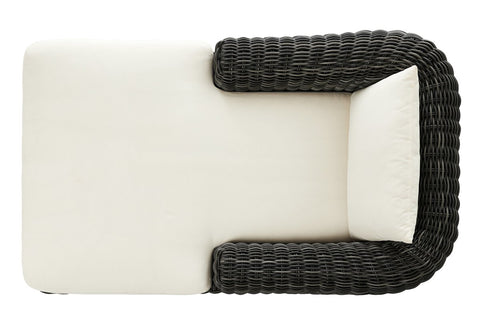 Messina Outdoor Chaise Lounge - Venao Ivory