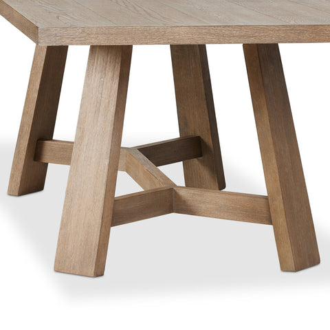 Munich Dining Table - Warn Natural Oak Veneer